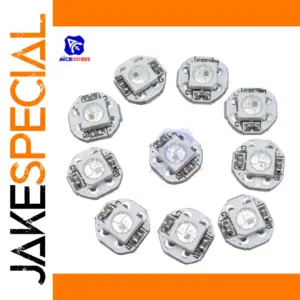 10-Pack White PCB WS2812B Addressable RGB LED Modules