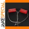 Red MKP Capacitors Set for Guitar and Audio