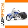 Blue 1999 FLSTS Heritage Softail Die-Cast Motorcycle Model
