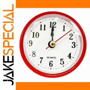 Red Quartz Clock Movement 65mm Diameter