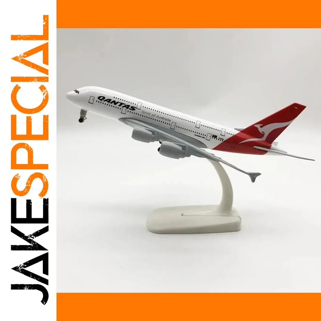 Qantas Airbus A380 20cm Metal Model Replica 1 Qantas Airbus A380 20cm Metal Model Replica