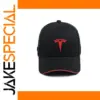 Tesla Compatible Black Baseball Cap for Models 3- Y
