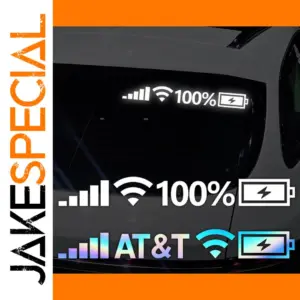 Wireless WiFi Car Sticker Digital Signal Icon Decal