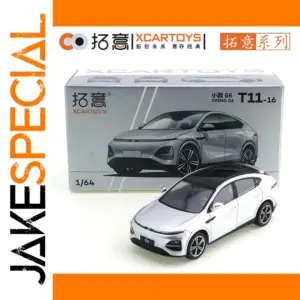 Xpeng G6 Star Moon Silver Diecast Model 1:64