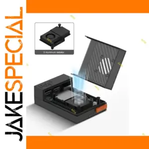 Black ABS Enclosure for Raspberry Pi 5