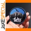 Wild & FREE Nature-Themed Embroidered Patch