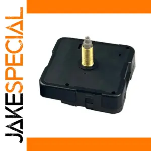 Silent Wall Clock Movement 56x56x16mm with Gold Shaft