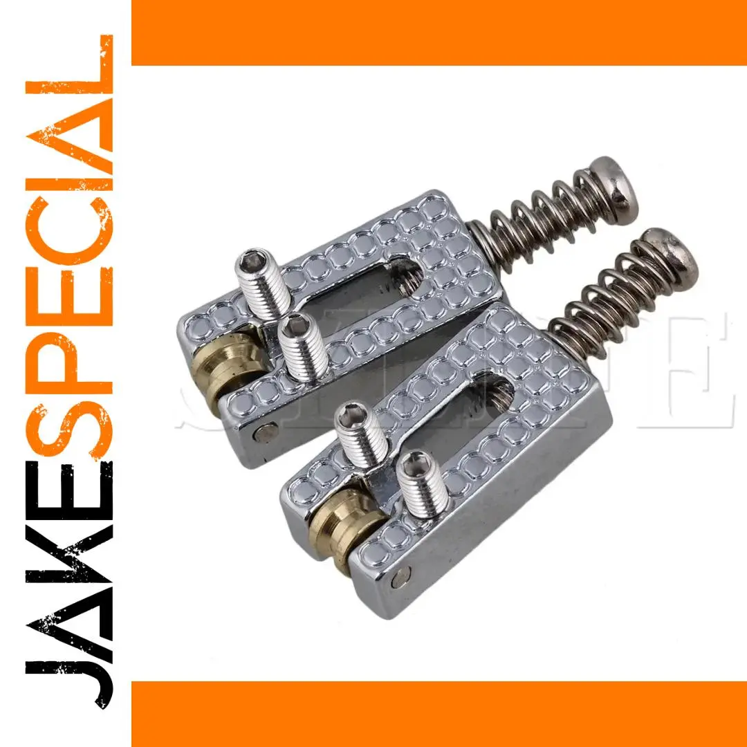 Silver Metal Tremolo Saddles for Electric Guitars 1 Silver Metal Tremolo Saddles for Electric Guitars