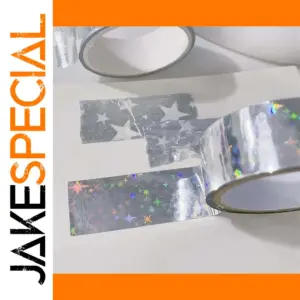 Colorful Holographic Laser Masking Washi Tape