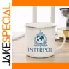 INTERPOL Blue Emblem Enamel Mug 300ml