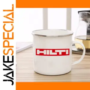 Hilti Enamel Mug - 300ml Coffee Cup