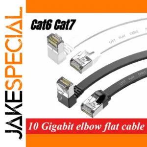 10 Gigabit CAT7 Flat Ethernet Cable 20m