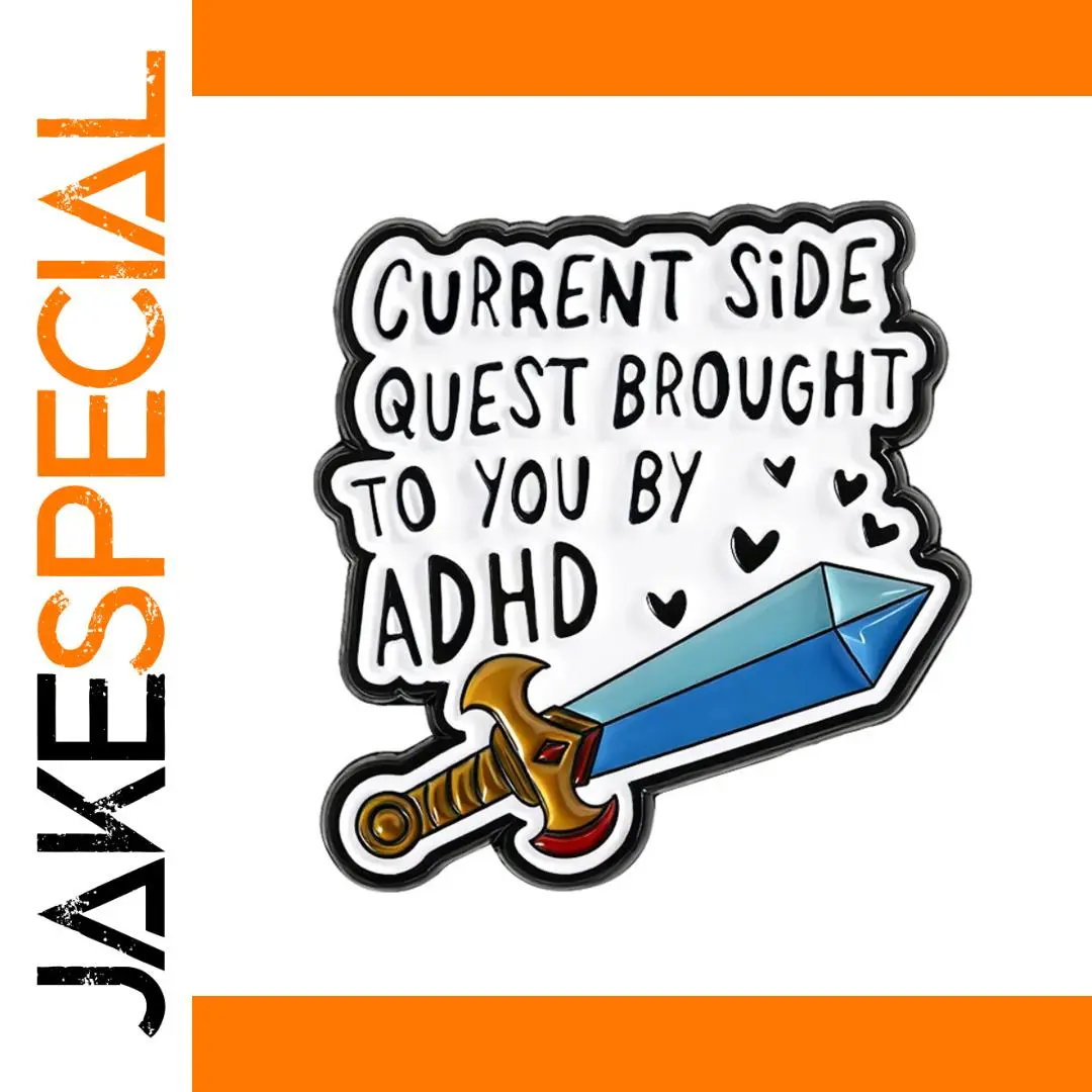 Playful Cartoon-Shaped Alloy Brooch with Speech Bubble 1 Playful Cartoon-Shaped Alloy Brooch with Speech Bubble