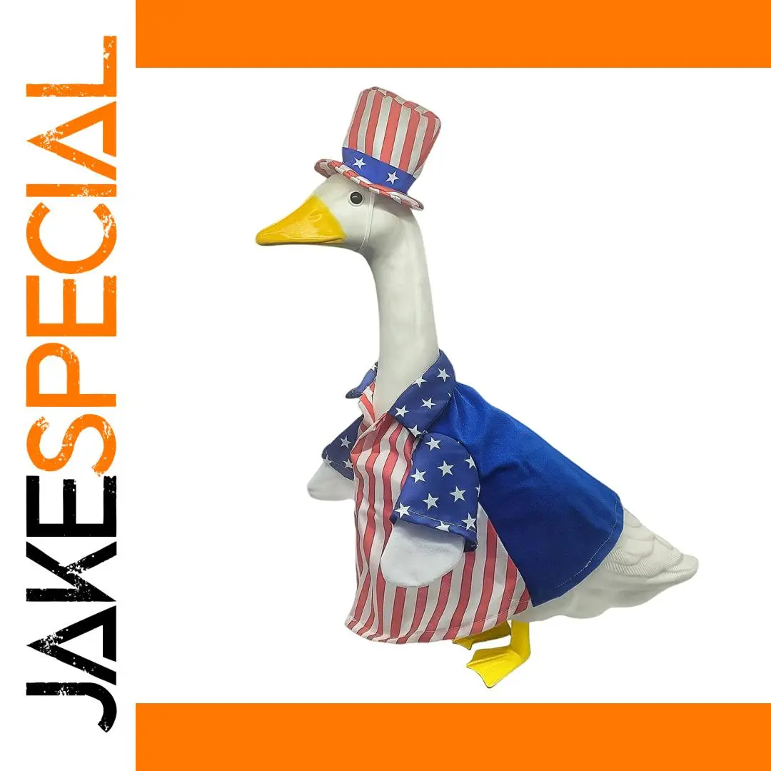 Patriotic July 4th Goose Decor 1 Patriotic July 4th Goose Decor