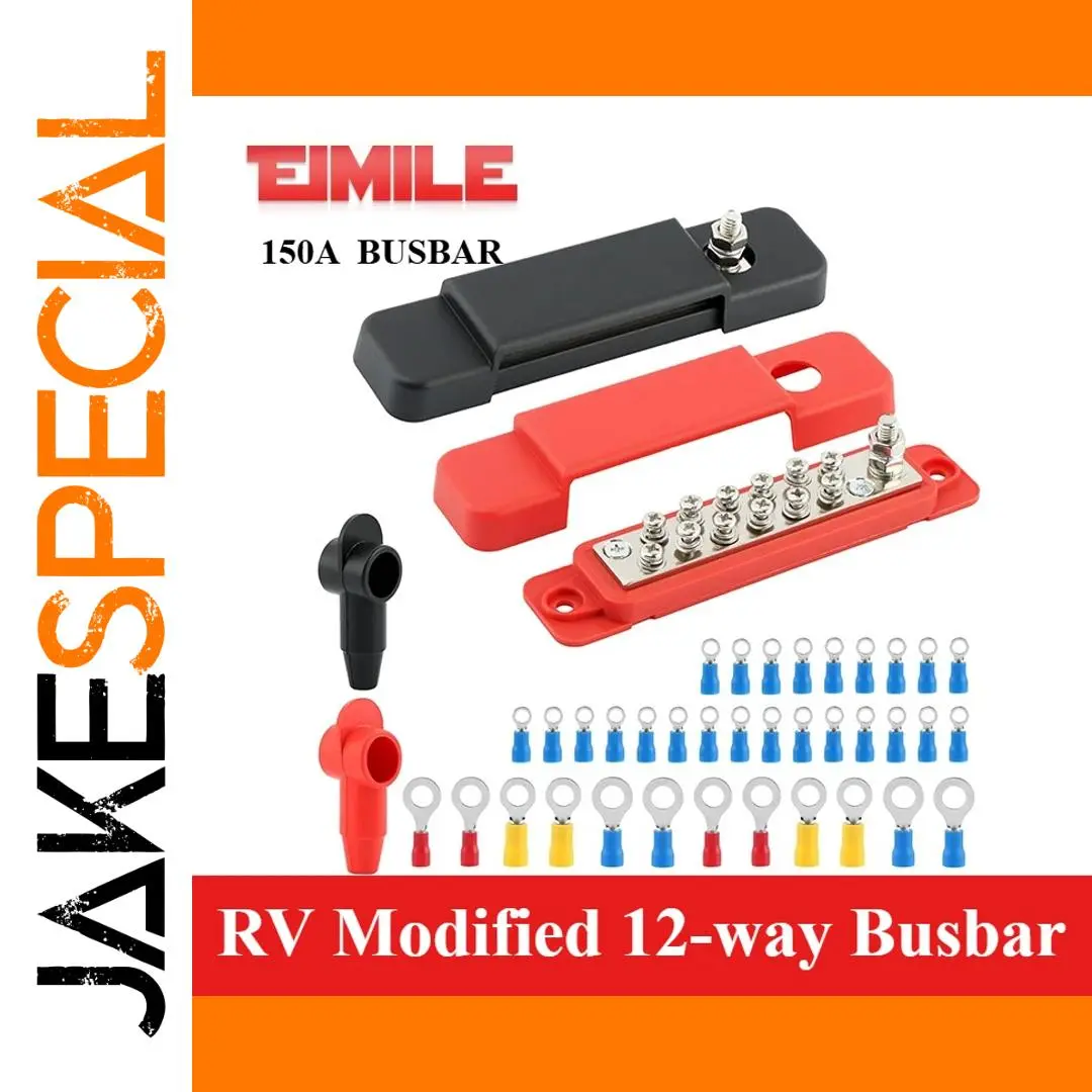 12-Point Power Busbar for 150A DC Systems 1 12-Point Power Busbar for 150A DC Systems