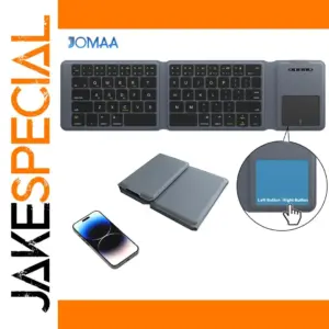 Foldable Bluetooth Keyboard with Touchpad