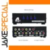 Black 4-Channel Video Switcher for AV Devices