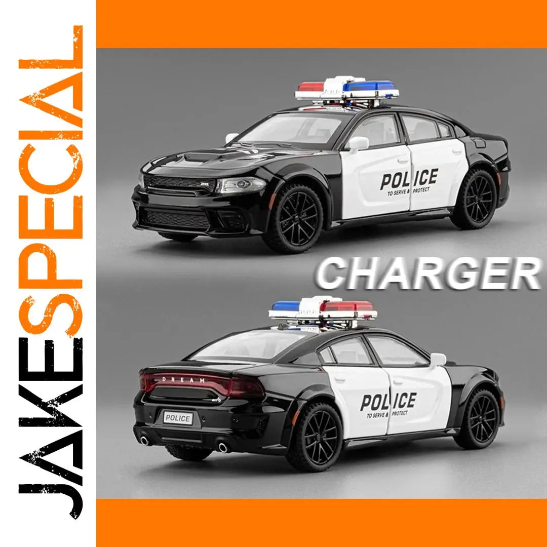 1/32 Scale Diecast Charger Police Car Model 1 1/32 Scale Diecast Charger Police Car Model