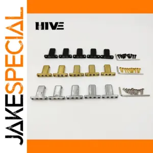 Headless Electric Guitar Winding Lock Set in Multiple Finishes