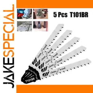 DAZZLEEX 5-Piece Jig Saw Blades Set, 100mm