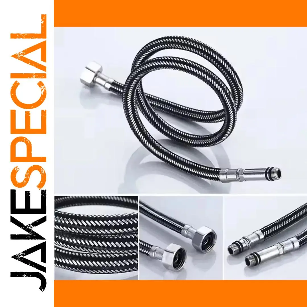 Stainless Steel Kitchen Faucet Inlet Hose Adjustable Length 1 Stainless Steel Kitchen Faucet Inlet Hose Adjustable Length
