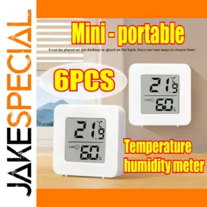 Mini Digital Thermometer Hygrometer Set