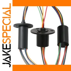 Micro Slip Ring 2-24 Channels, 12.5mm/15.5mm