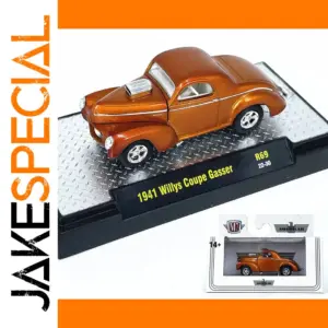 1941 Willys Coupe Gasser Die-Cast Model in Gold