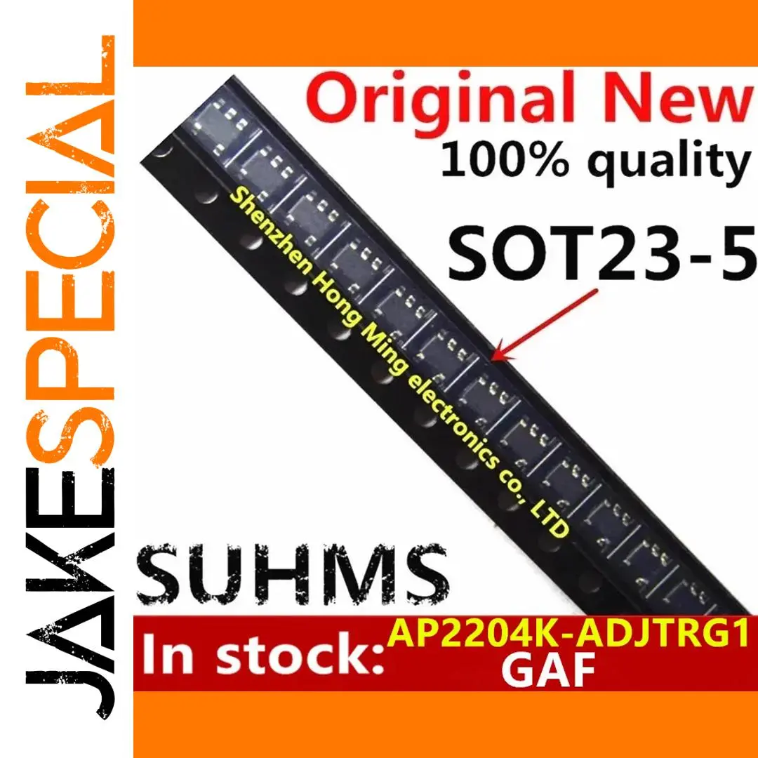 10-Pack AP2204K Voltage Regulator Chips SOT23-5 1 10-Pack AP2204K Voltage Regulator Chips SOT23-5