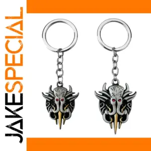 Vintage Baldur's Gate Ghost Keychain