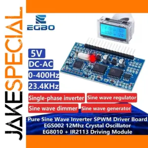 Blue Inverter Driver Board with LCD Display