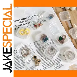 Transparent Jewelry Storage Box Set (10-50 pcs)