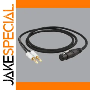 High-Fidelity XLR to Banana Speaker Cable