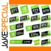 NVIDIA Graphics Card Sticker Pack for RTX & GTX Models