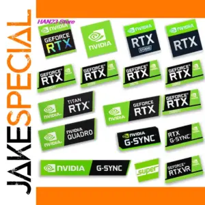 NVIDIA Graphics Card Sticker Pack for RTX & GTX Models