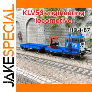 Vibrant Blue HO Scale Model Locomotive KLV53