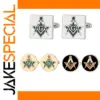 Creative Masonic Cufflinks Set for Style