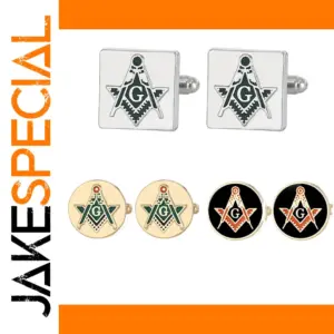Creative Masonic Cufflinks Set for Style