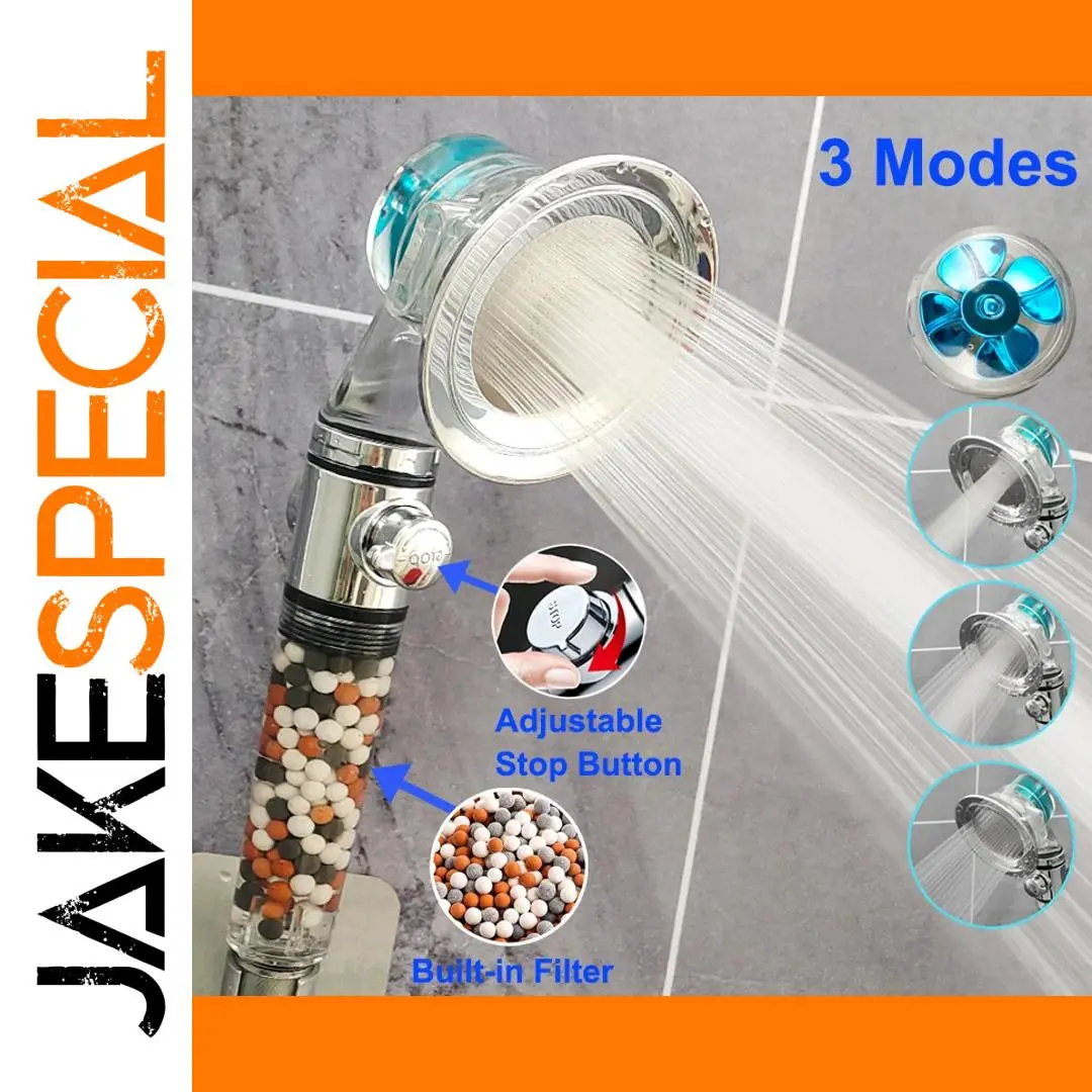Z&L Turbo Propeller Shower Head with Filter 1 Z&L Turbo Propeller Shower Head with Filter