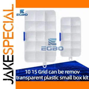 Transparent Modular Storage Box Kit with Dividers