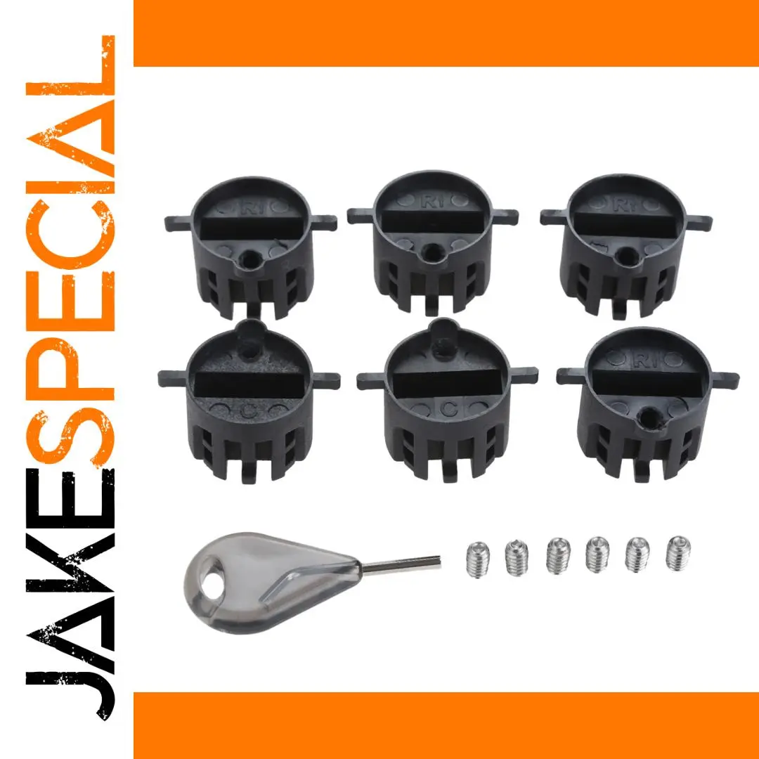 FCS Surfboard Fin Plugs Set 6Pcs Stainless Steel 1 FCS Surfboard Fin Plugs Set 6Pcs Stainless Steel