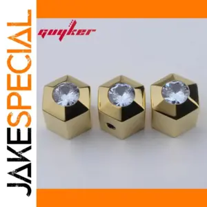 Stainless Steel Guitar Control Knobs Set