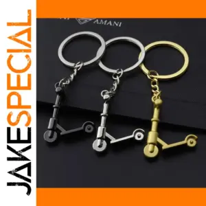Children's Bicycle Keychain Set in Metallic Finishes