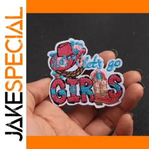 Cowboy Themed Patch Set of 5