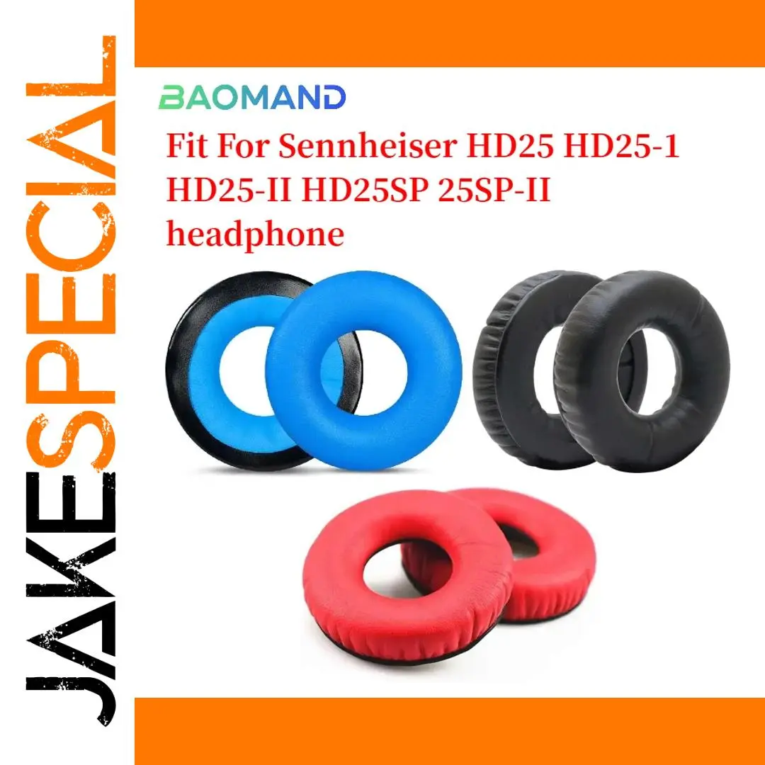 Custom Sennheiser HD25 Ear Pads with Memory Foam 1 Custom Sennheiser HD25 Ear Pads with Memory Foam