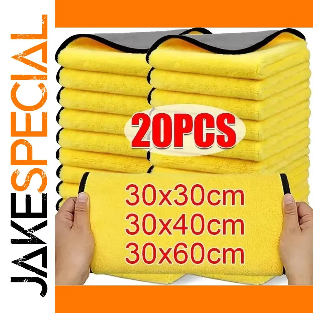 Bright Yellow Microfiber Cleaning Cloths Set 1 Bright Yellow Microfiber Cleaning Cloths Set