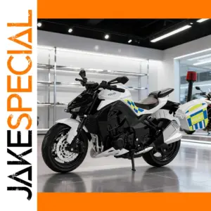 1:12 Scale Die-Cast Kawasaki Z1000 Police Motorcycle