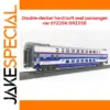 HO 1/87 Double-Decker Passenger Train Model
