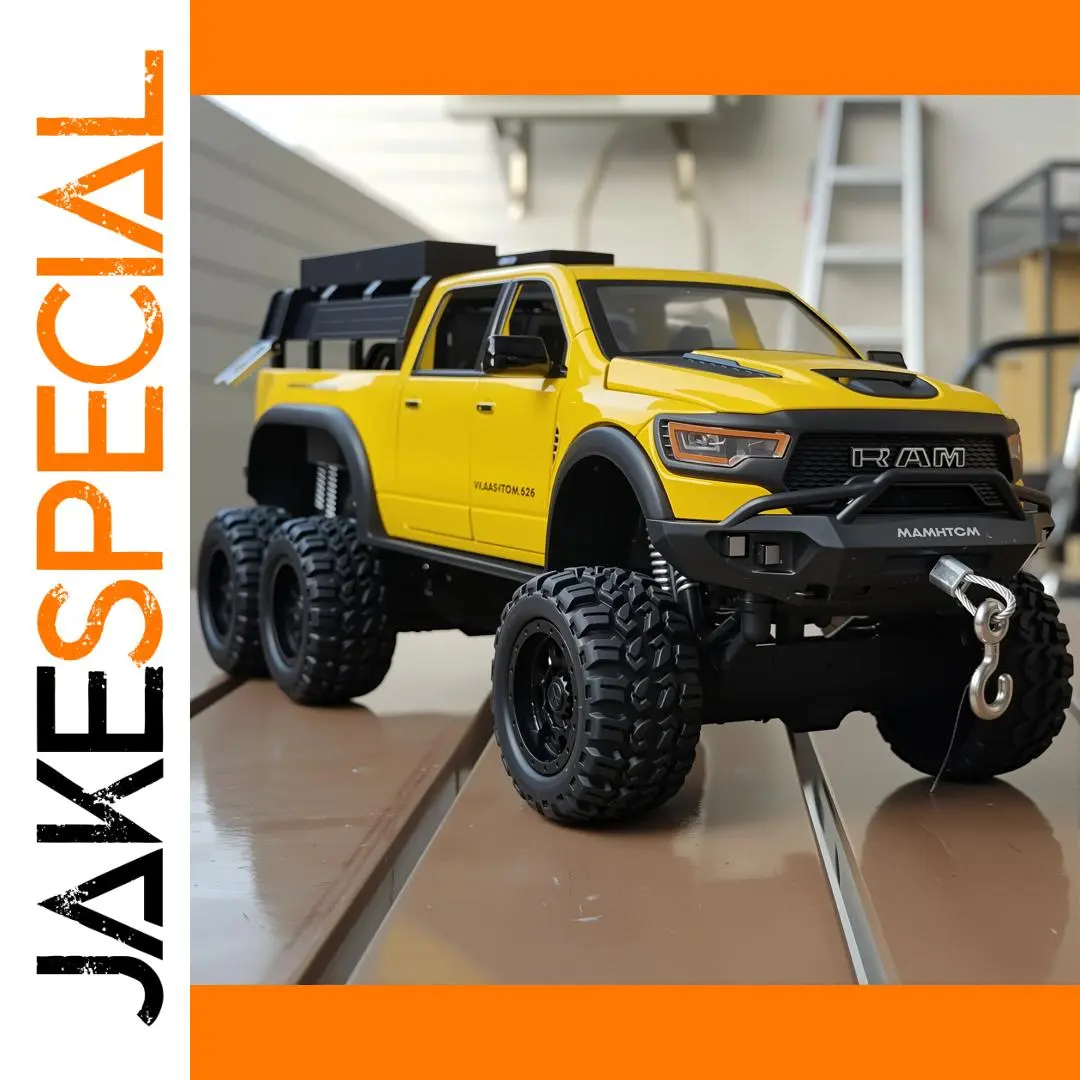 Yellow Diecast Dodge RAM 1000 TRX Model 1 Yellow Diecast Dodge RAM 1000 TRX Model