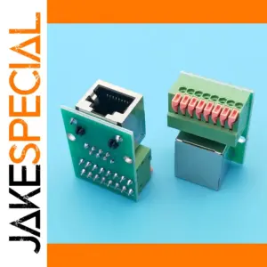 8P RJ45 Network Adapter Board for Ethernet Connectivity